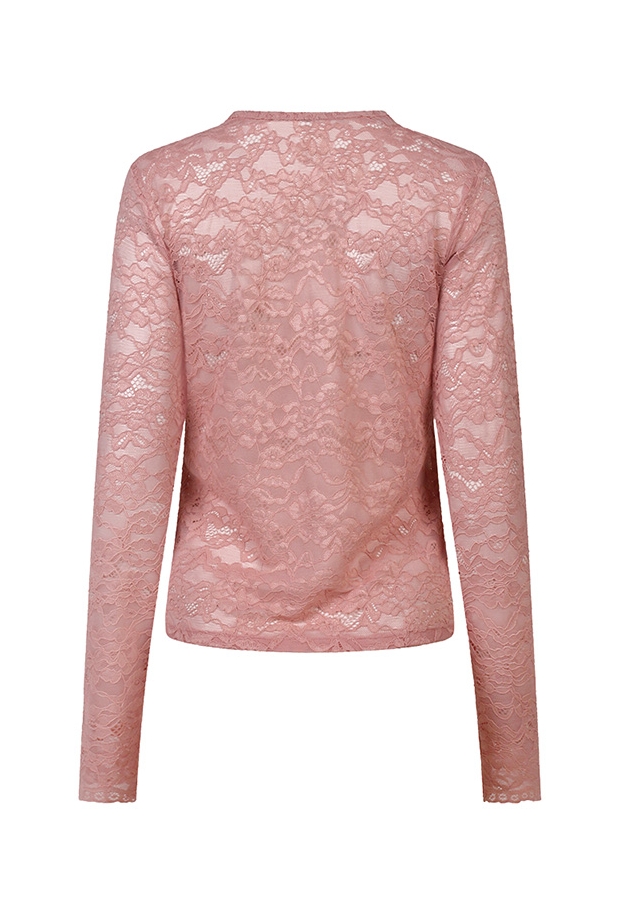 Lizzi Lou Dames Tops lange mouw silver pink W20517/Sophia Lizzi Lou Dames Tops lange mouw silver pink W20517/Sophia