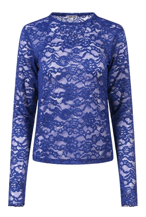 Lizzi Lou Dames Tops lange mouw surf the web W20517/Sophia