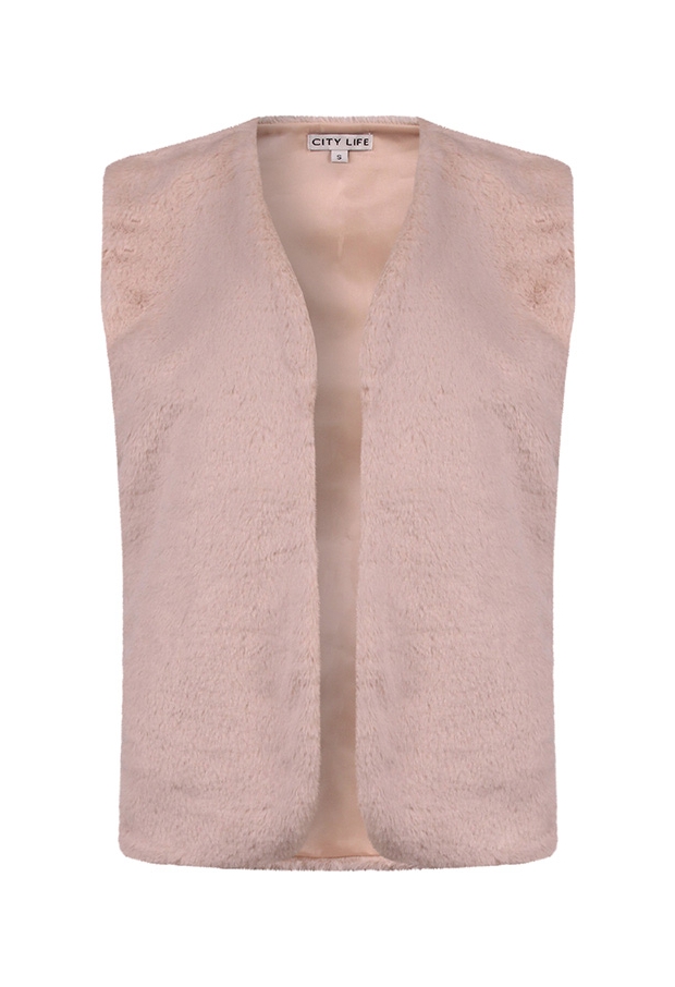 Citylife Dames Gilets zand W20518/Tessa Citylife Dames Gilets zand W20518/Tessa