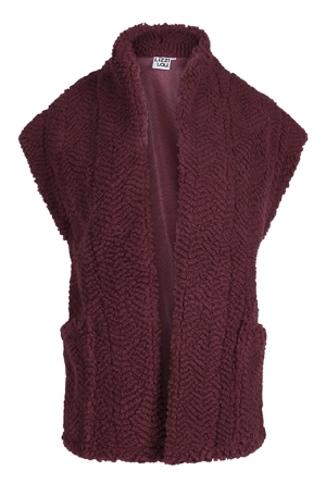 Lizzi Lou Dames Gilets burgundy W20561/Marjorie lds