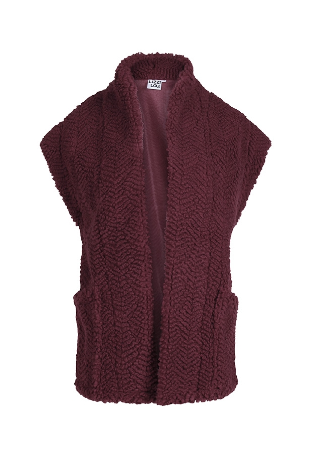 Lizzi Lou Dames Gilets burgundy W20561/Marjorie lds Lizzi Lou Dames Gilets burgundy W20561/Marjorie lds