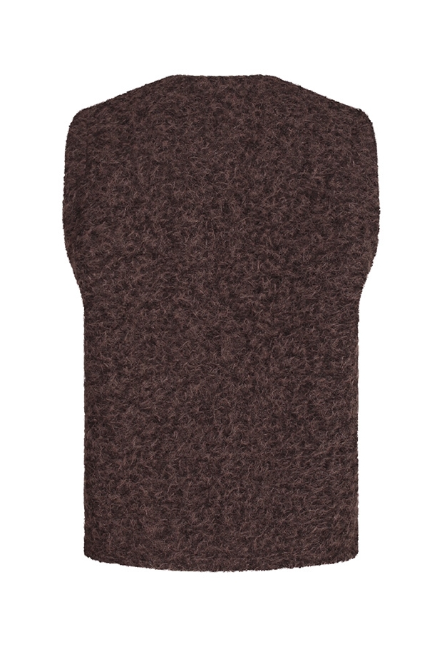 Citylife Dames Gilets dark brown W20564/Ginny Citylife Dames Gilets dark brown W20564/Ginny