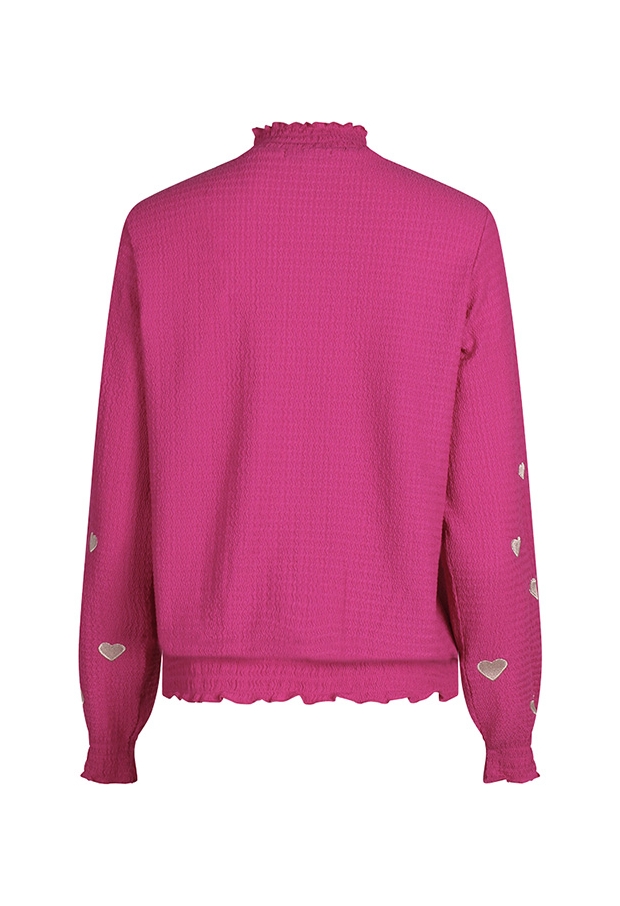 Citylife Dames Tops lange mouw rose violet W20567/Mieke Citylife Dames Tops lange mouw rose violet W20567/Mieke