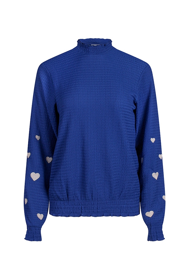 Citylife Dames Tops lange mouw mazarine blue W20567/Mieke Citylife Dames Tops lange mouw mazarine blue W20567/Mieke