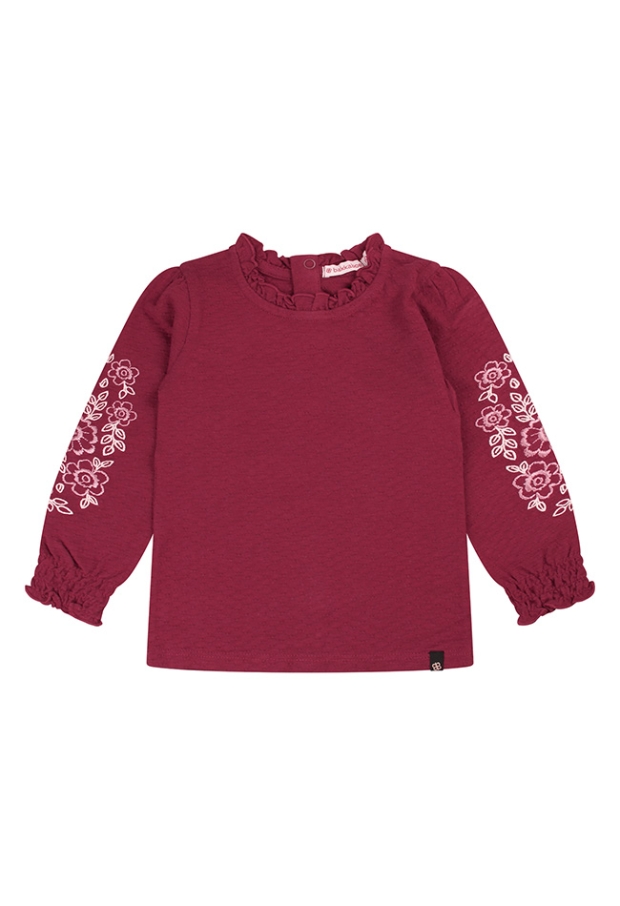 W20243/Olivia baby DONKER ROOD 