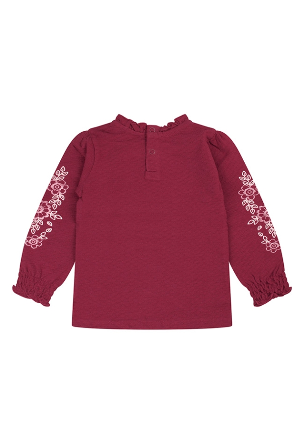 W20243/Olivia baby DONKER ROOD 