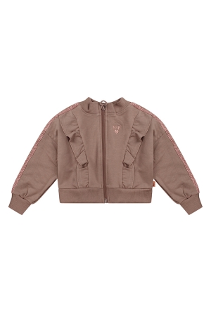 Bakkaboe Baby meisjes Vesten lange mouw 12.TAUPE.W26 W20159/3315401