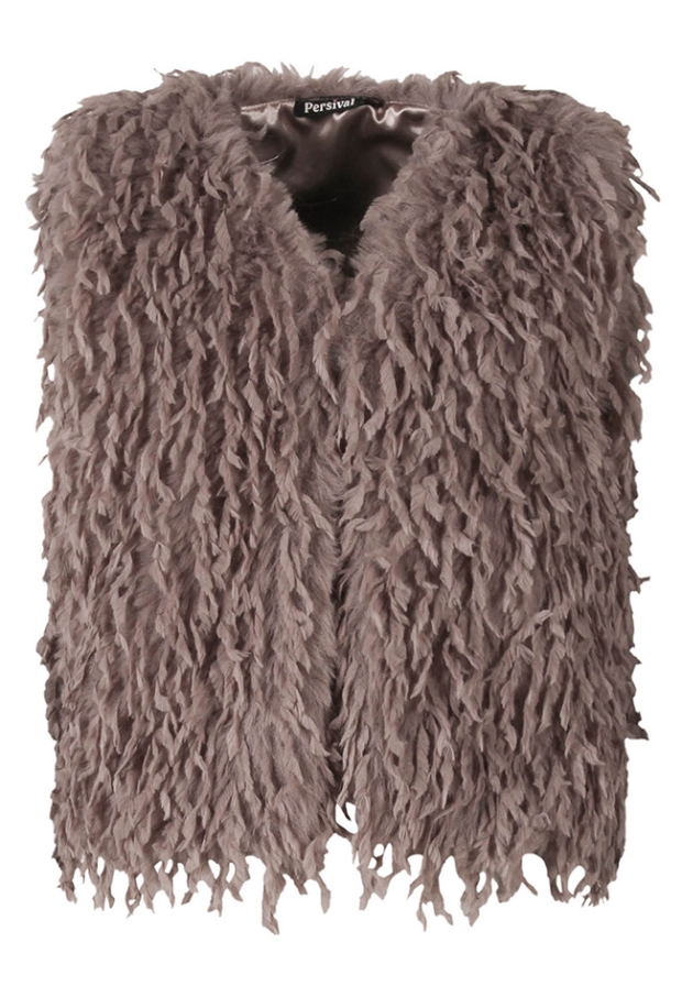 Persival Meisjes Gilets 12.TAUPE.W26 W20046/3310502