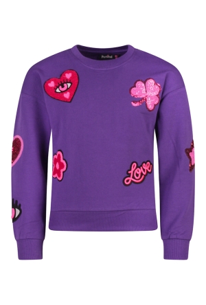 Persival Meisjes Sweaters 08.PURPLE.W26 W20052/3310408