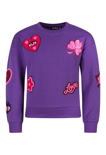 Persival Meisjes Sweaters paars W20052/3310408