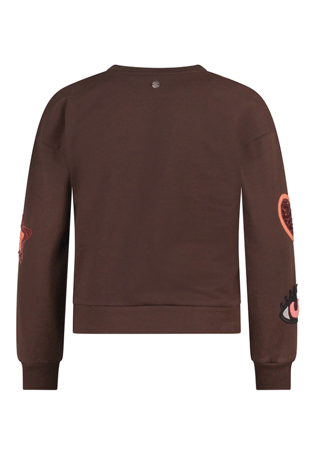 Persival Meisjes Sweaters 07.CHOCO.W26 W20052/3310408 Persival Meisjes Sweaters 07.CHOCO.W26 W20052/3310408