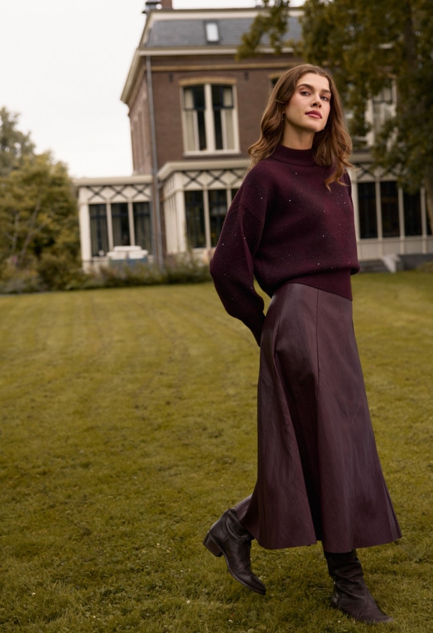 So Soire Dames Rokken burgundy W20499/Britt