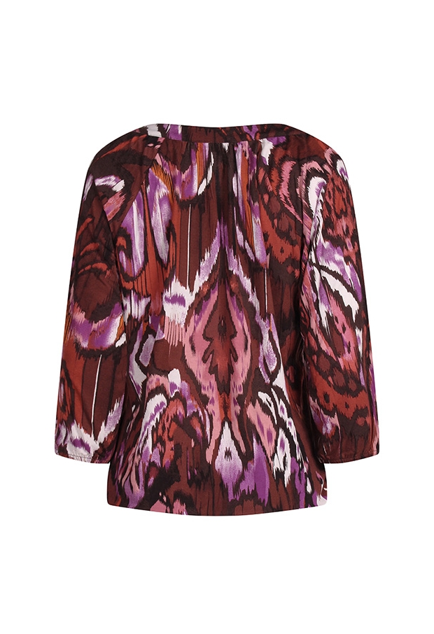 So Soire Dames Tops lange mouw dark brown W20512/Cora