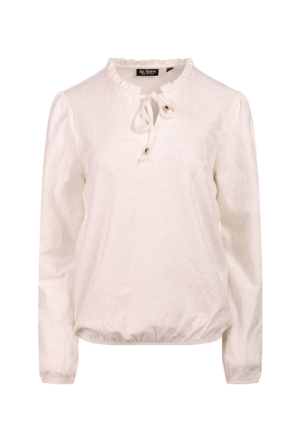 So Soire Dames Tops lange mouw off white W20575/Berdien