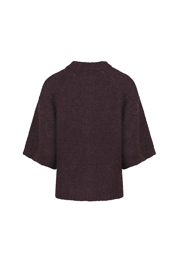 So Soire Dames Vesten lange mouw burgundy melee W20576/Charlotte
