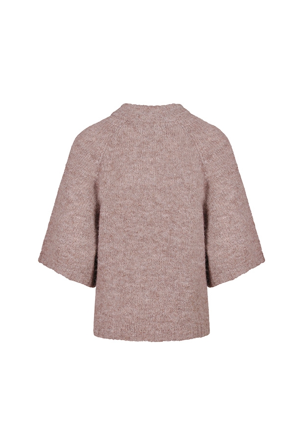 So Soire Dames Vesten lange mouw lt taupe melee W20576/Charlotte