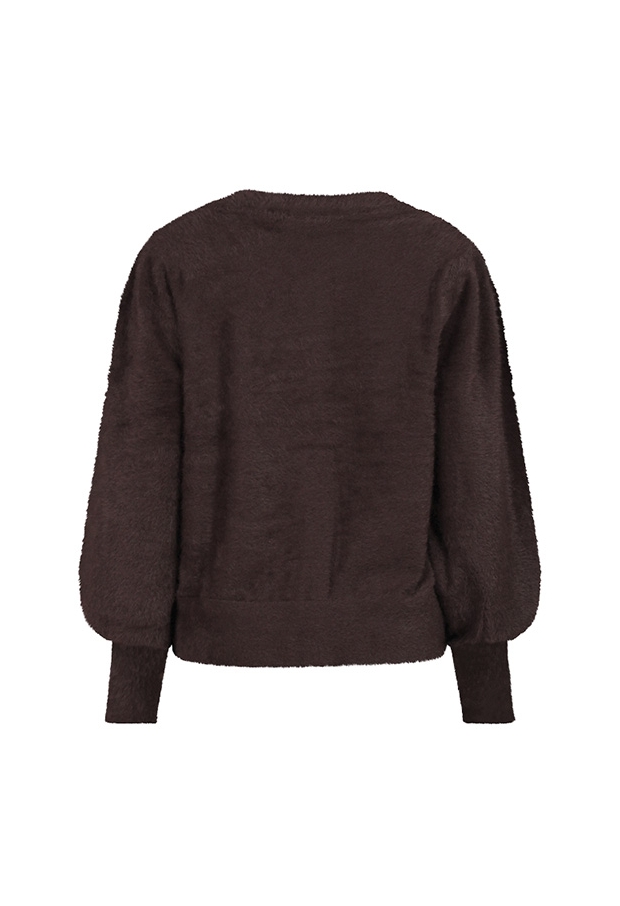 So Soire Dames Vesten lange mouw dk brown W20577/Manita
