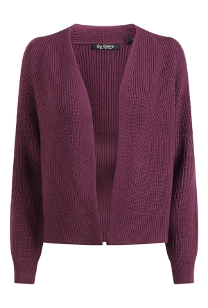 So Soire Dames Vesten lange mouw purper W20579/Alike So Soire Dames Vesten lange mouw purper W20579/Alike