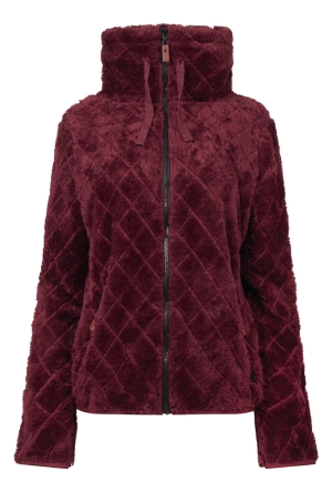 Citylife Dames Vesten lange mouw burgundy W20375/LSW-65384