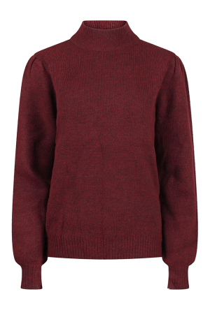 Citylife Dames Truien wijnrood melee W20381/LSW-66632 Citylife Dames Truien wijnrood melee W20381/LSW-66632