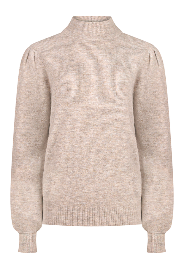 Citylife Dames Truien taupe melee W20381/LSW-66632