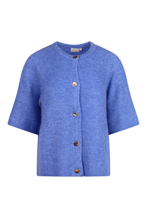 Citylife Dames Vesten korte mouw korenblauw melee W20382/LSW-69485