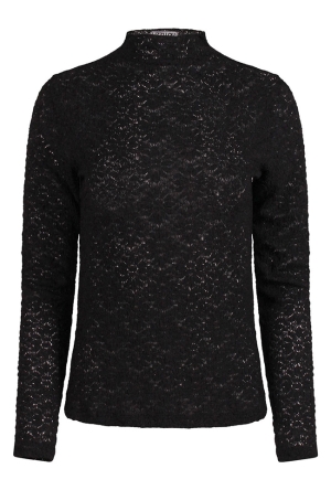 Lizzi Lou Dames Tops lange mouw black W20383/LT-69416