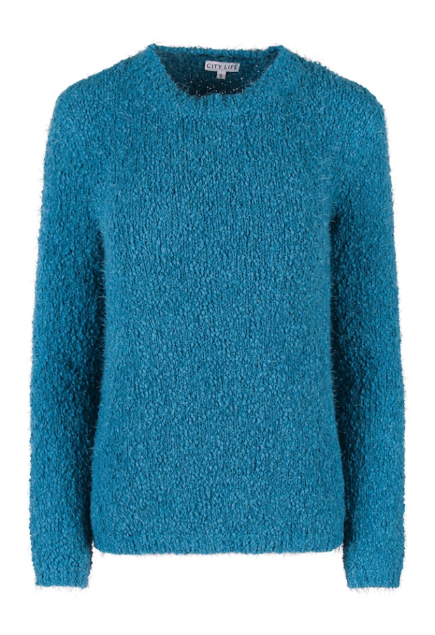 Citylife Dames Truien lyons blue W20527/304699 Citylife Dames Truien lyons blue W20527/304699