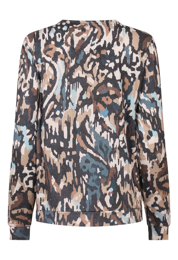 Citylife Dames Tops lange mouw camel W20532/214454