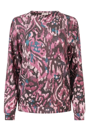 Citylife Dames Tops lange mouw roze W20532/214454 Citylife Dames Tops lange mouw roze W20532/214454