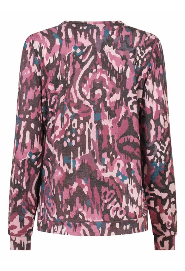 Citylife Dames Tops lange mouw roze W20532/214454