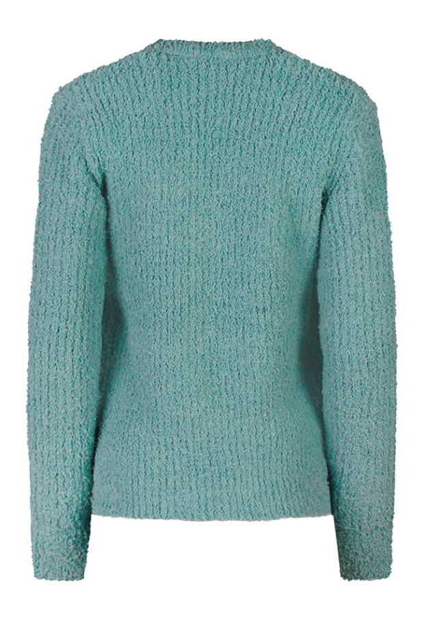 Citylife Dames Vesten lange mouw dusty turquoise W20534/304701 Citylife Dames Vesten lange mouw dusty turquoise W20534/304701