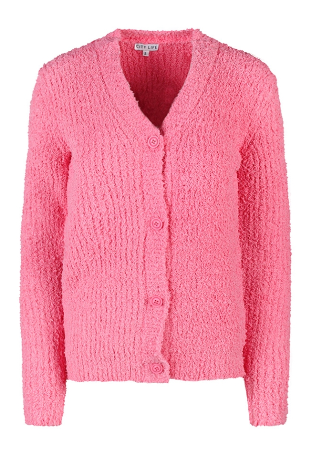 Citylife Dames Vesten lange mouw roze W20534/304701