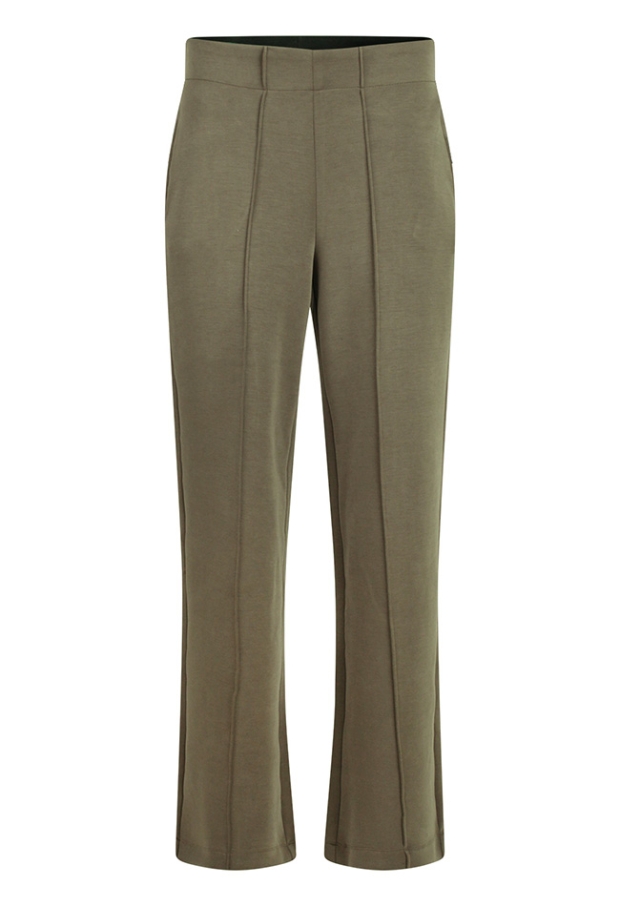 Citylife Dames Lange broeken khaki W20537/506392 Citylife Dames Lange broeken khaki W20537/506392