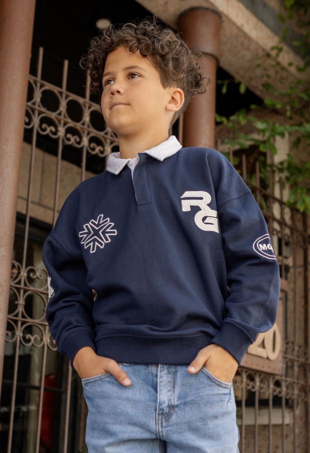 Ravagio Jongens Sweaters navy W20275/Blen Ravagio Jongens Sweaters navy W20275/Blen