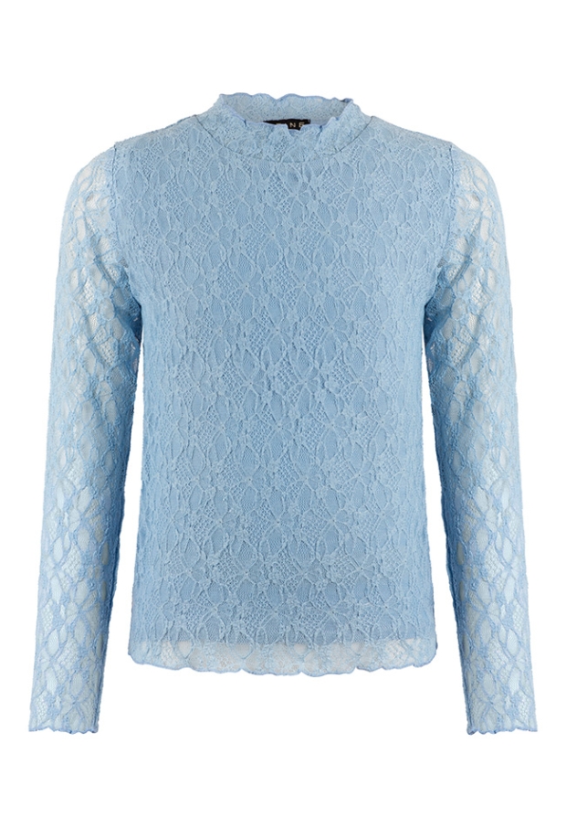 D-zine Meisjes Tops lange mouw clear sky W20122/Bilou D-zine Meisjes Tops lange mouw clear sky W20122/Bilou