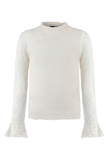 D-zine Meisjes Shirts & Tops ecru W20123/Bilou B D-zine Meisjes Shirts & Tops ecru W20123/Bilou B