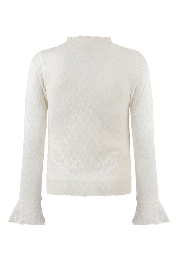 D-zine Meisjes Tops lange mouw cloud dancer W20123/Bilou B D-zine Meisjes Tops lange mouw cloud dancer W20123/Bilou B