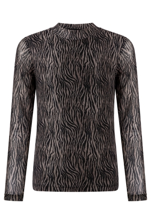 D-zine Meisjes Tops lange mouw sand W20124/Bieneke