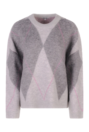 Lizzi Lou Dames Truien grey melee W20445/Yara Lizzi Lou Dames Truien grey melee W20445/Yara