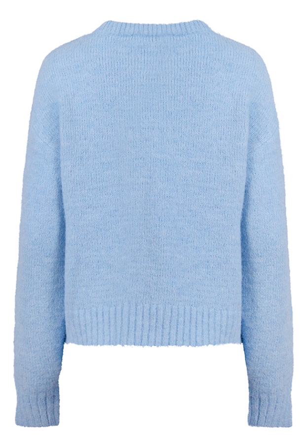 Citylife Dames Truien light blue melee W20448/Alice Citylife Dames Truien light blue melee W20448/Alice