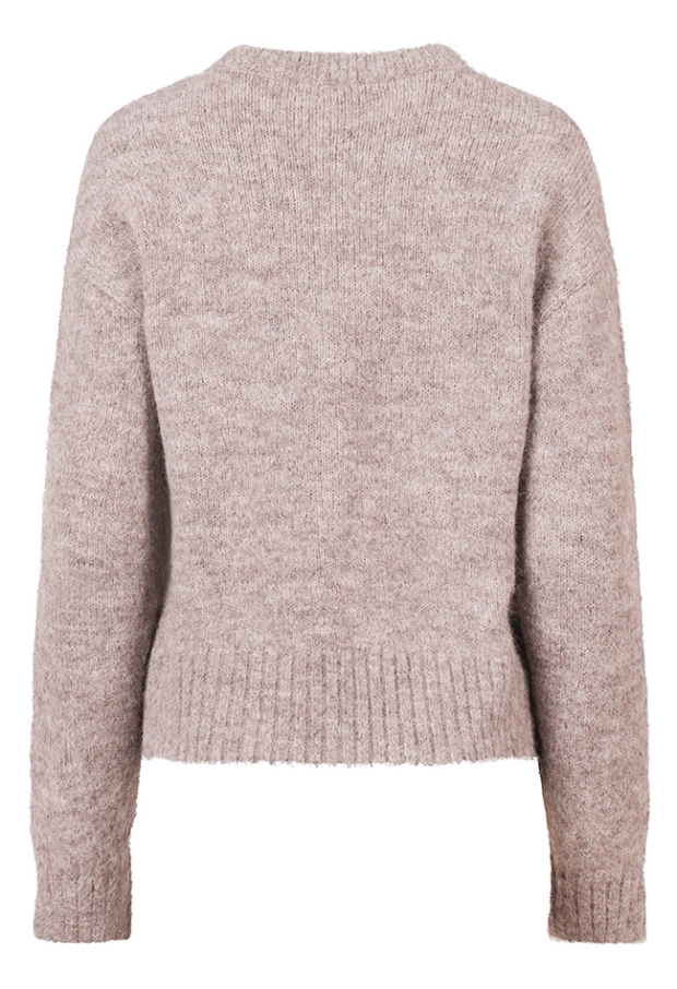 Citylife Dames Truien taupe melee W20448/Alice Citylife Dames Truien taupe melee W20448/Alice