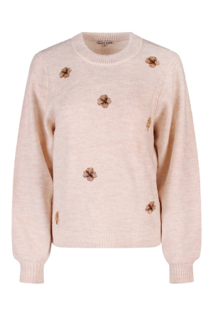 Citylife Dames Truien beige melee W20450/Fleur Citylife Dames Truien beige melee W20450/Fleur