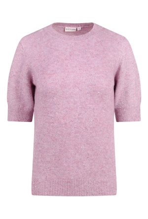 Citylife Dames Truien lila melee W20428/304662 Citylife Dames Truien lila melee W20428/304662