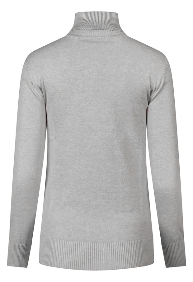Citylife Dames Truien mid grey melee W20431/300605A Citylife Dames Truien mid grey melee W20431/300605A