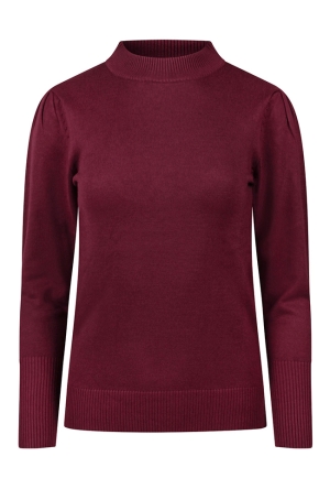 Citylife Dames Truien beet red W20433/304688