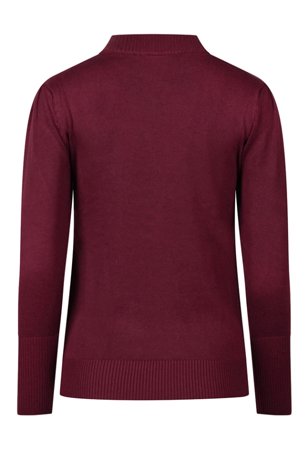 Citylife Dames Truien beet red W20433/304688 Citylife Dames Truien beet red W20433/304688