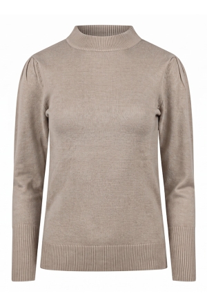 Citylife Dames Truien taupe melee W20433/304688
