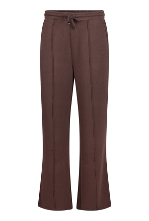 Citylife Dames Lange broeken dark brown W20436/506027 Citylife Dames Lange broeken dark brown W20436/506027