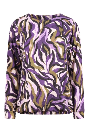 Citylife Dames Tops lange mouw moss W20443/214001